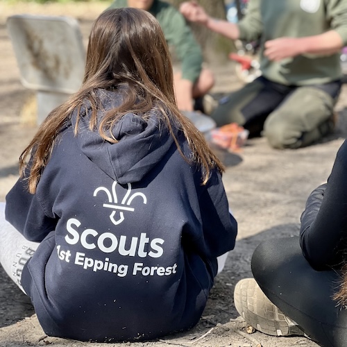 Navy Blue Hoodie for Beavers, Cubs, Scouts and Explorers at 41st Epping Forest